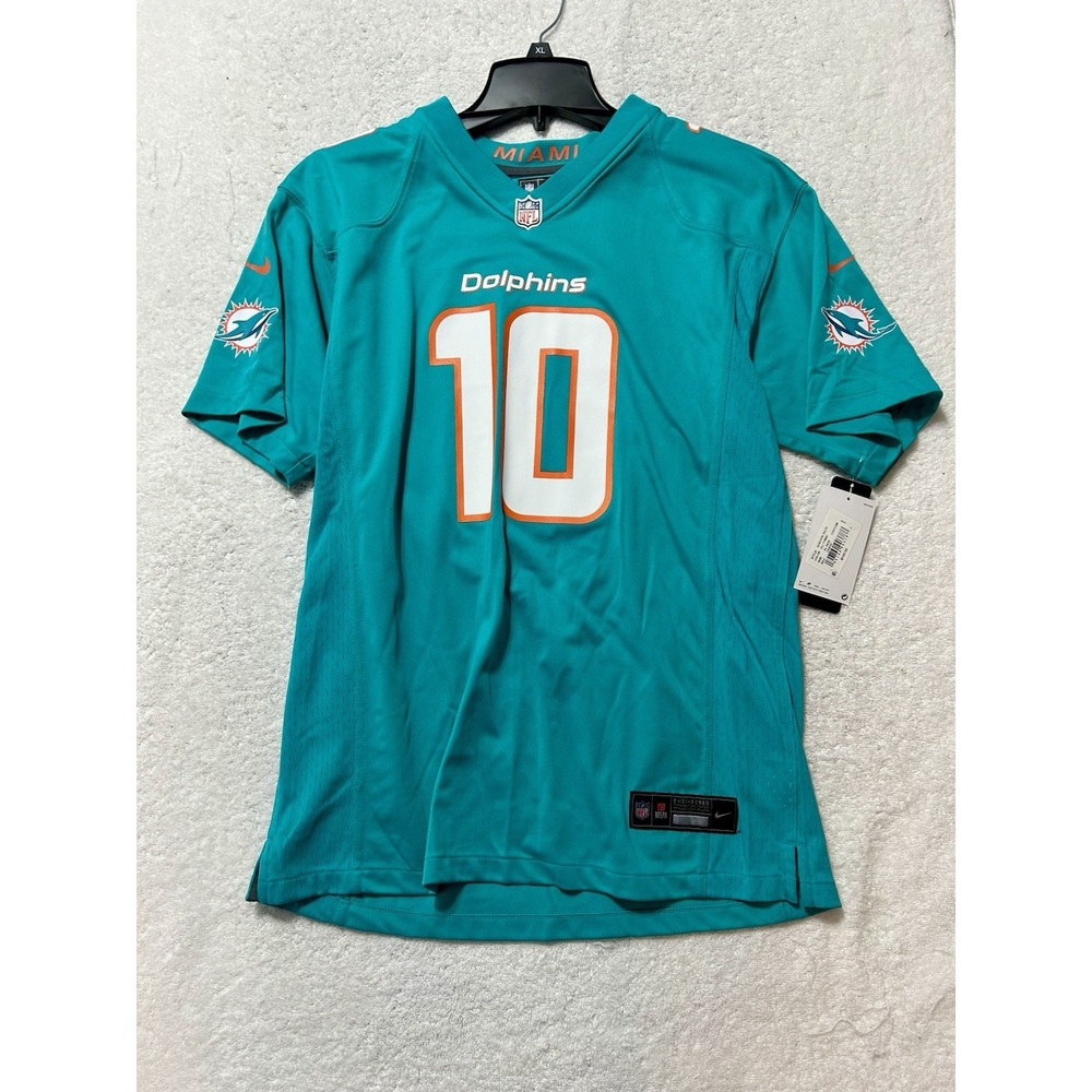 NFL Miami Dolphins Tyreek Hill #10 Teal Nike Youth Size XL 18-20 (R2)